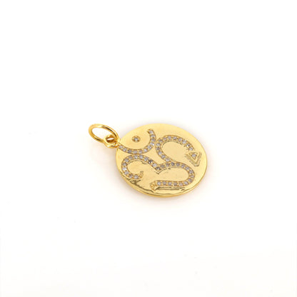 Om Pendant 14K Gold