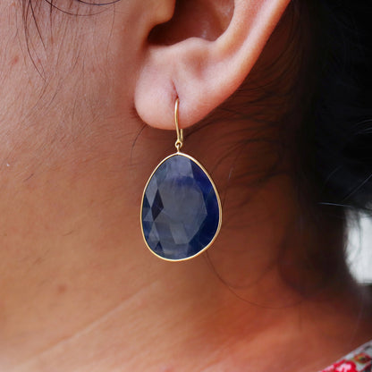 Rose Cut Slices Earring 18K Gold