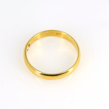 Dainty Yellow Ring 18K Gold