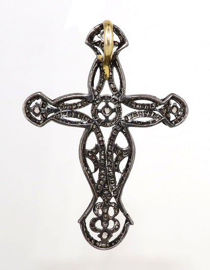 Exclusively Designed Vintage Replica Cross Pendant Gold