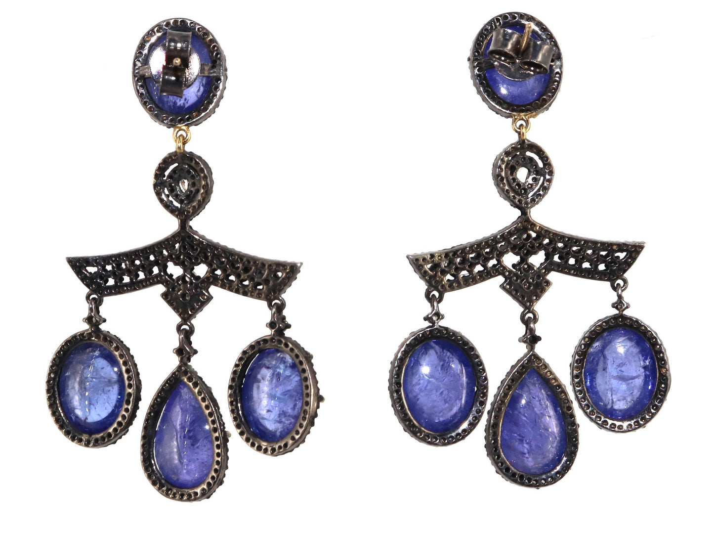 Exclusively Designed Vintage Replica Victorian Earring Gold