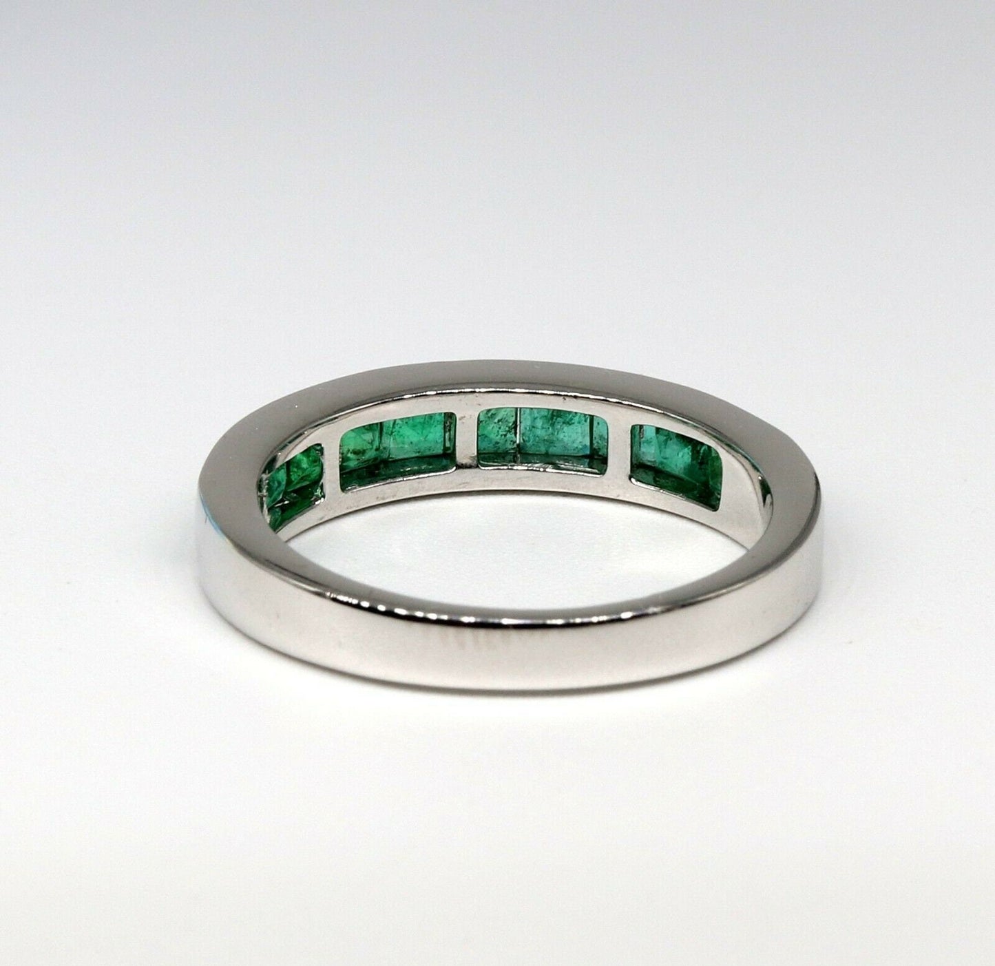 White Emerald Ring 14K Gold