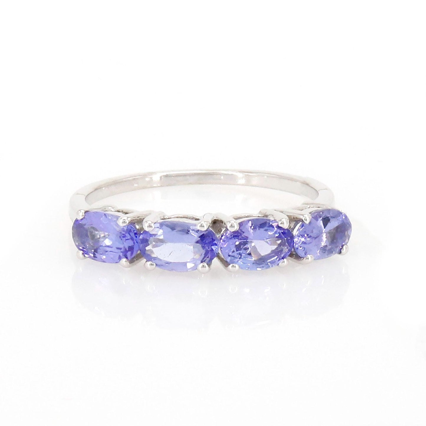 White Tanzanite Ring 14K Gold
