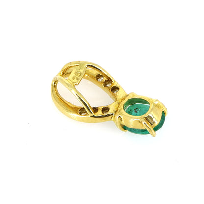Emerald Pendant 18K Gold