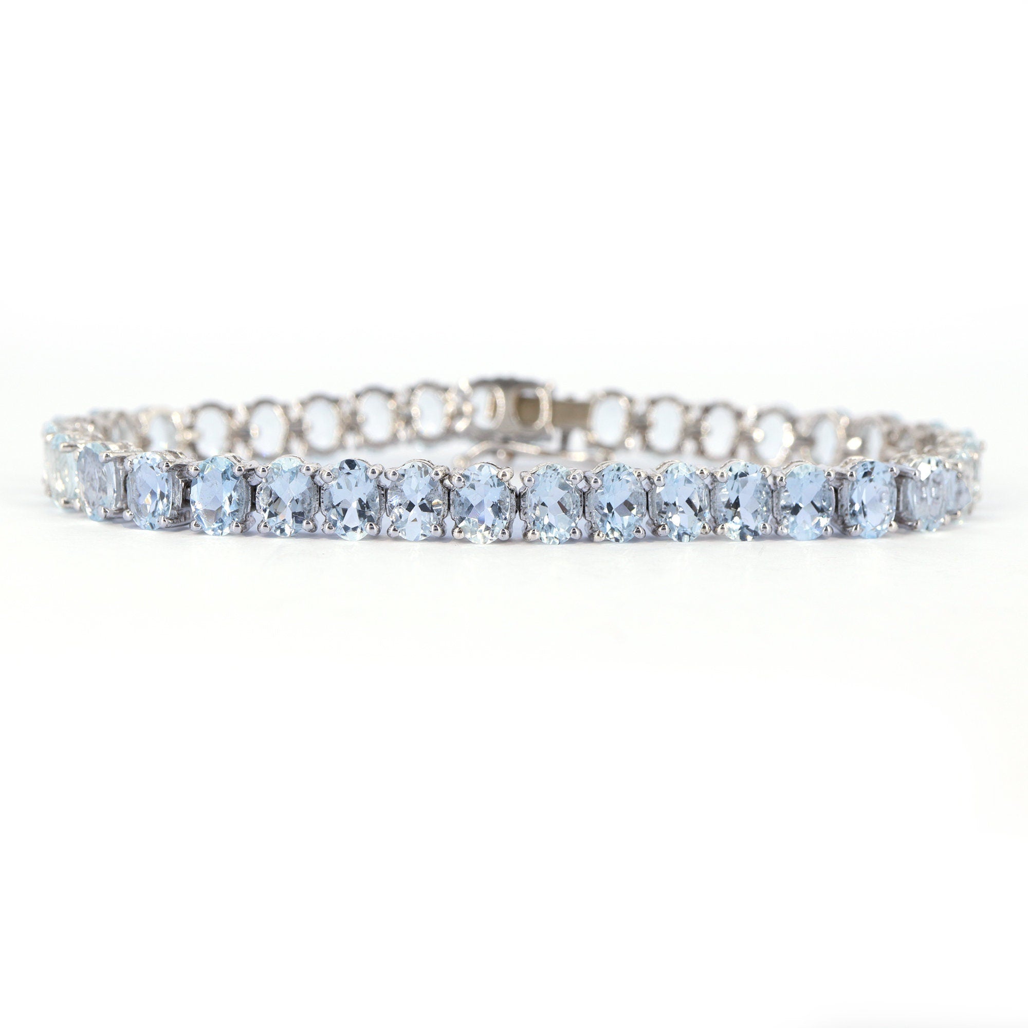 Aquamarine Bracelet Silver