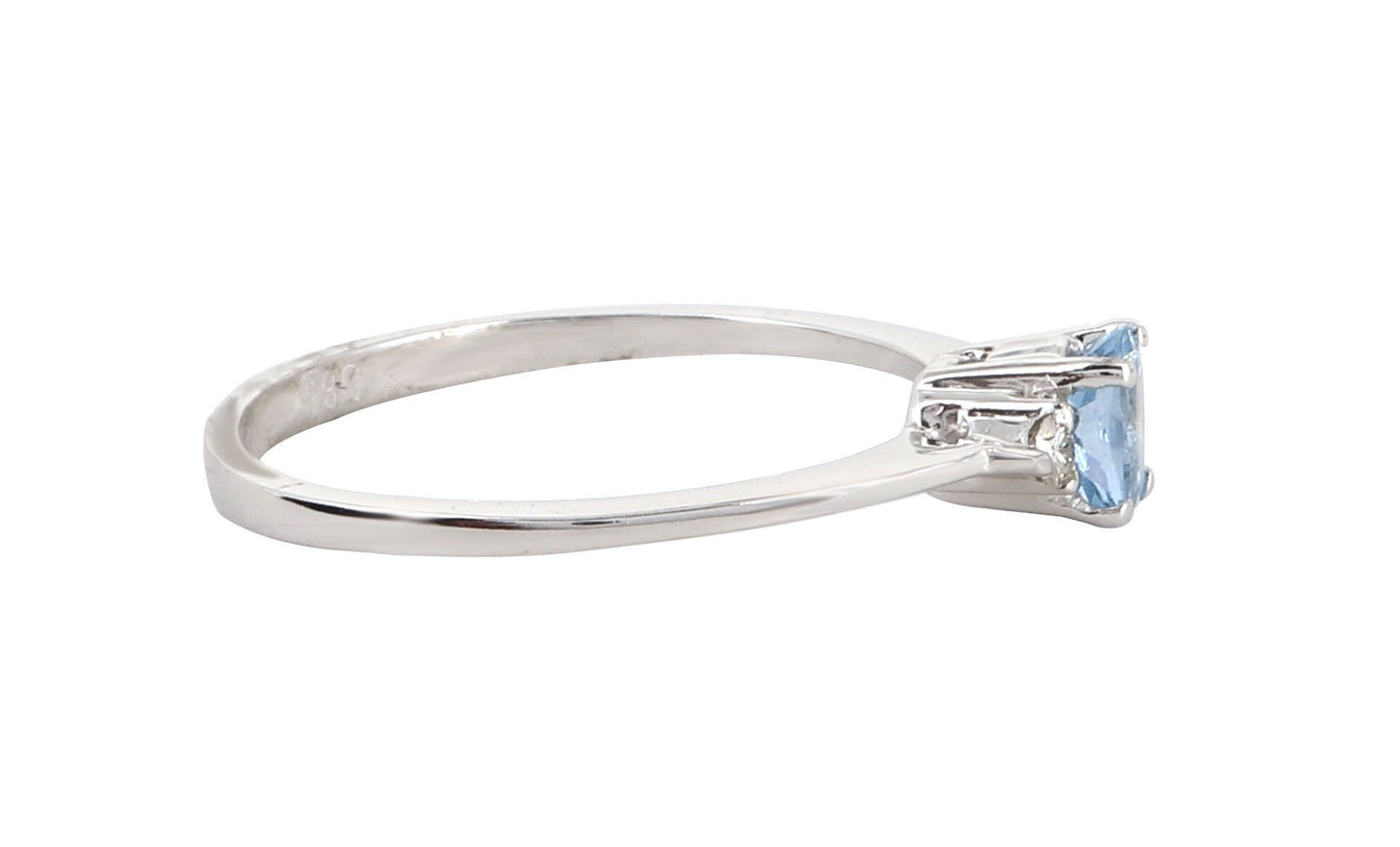 White Ring 14K Gold