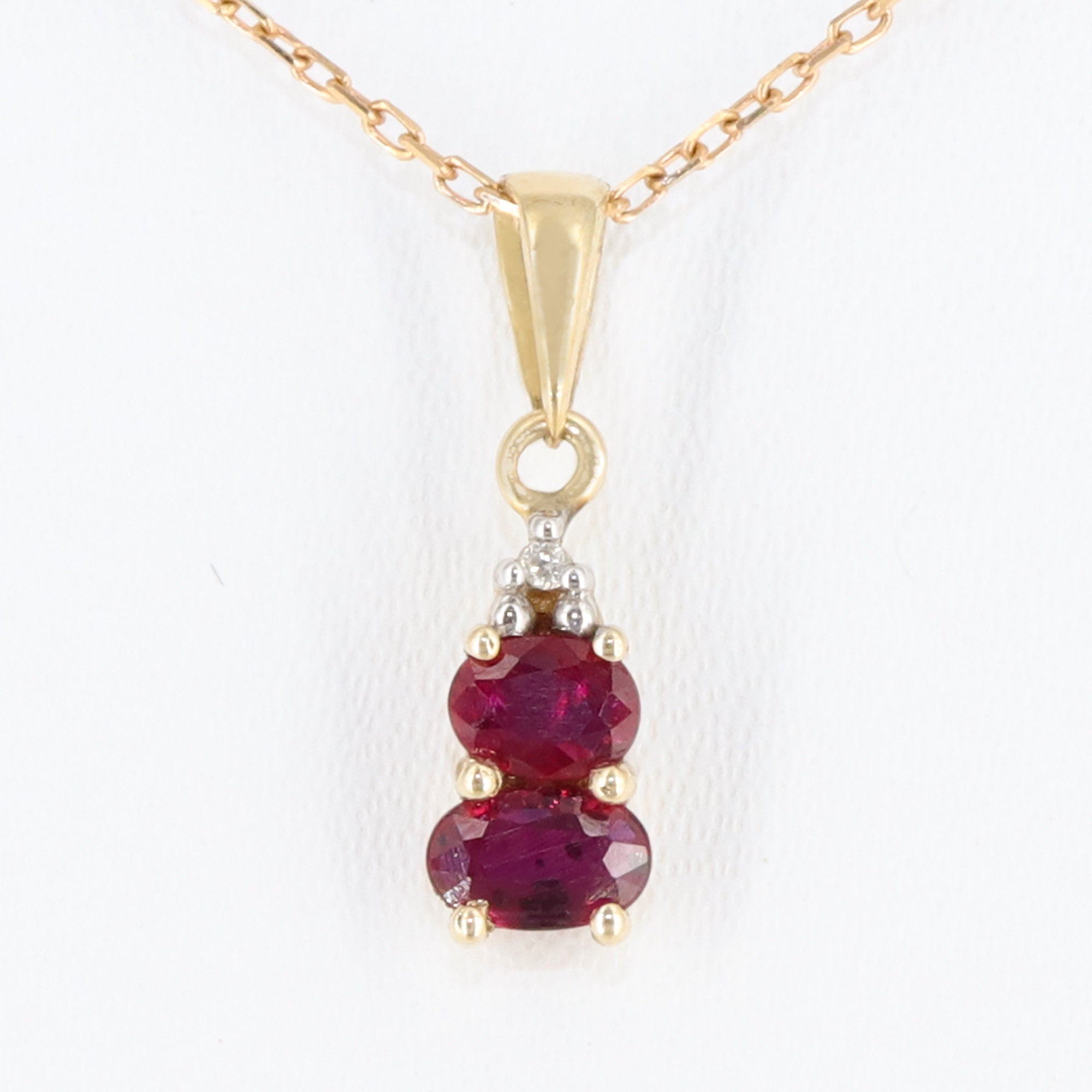 Minimalist Jewelry Ruby & Jewellery Ruby Pendant 14K Gold