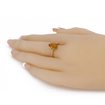 Citrine Ring 14K Gold