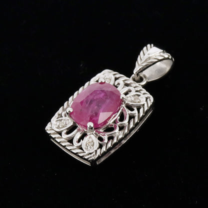 White Pendant 14K Gold