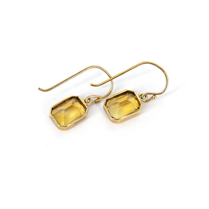 9K Yellow Dangling Earring Gold