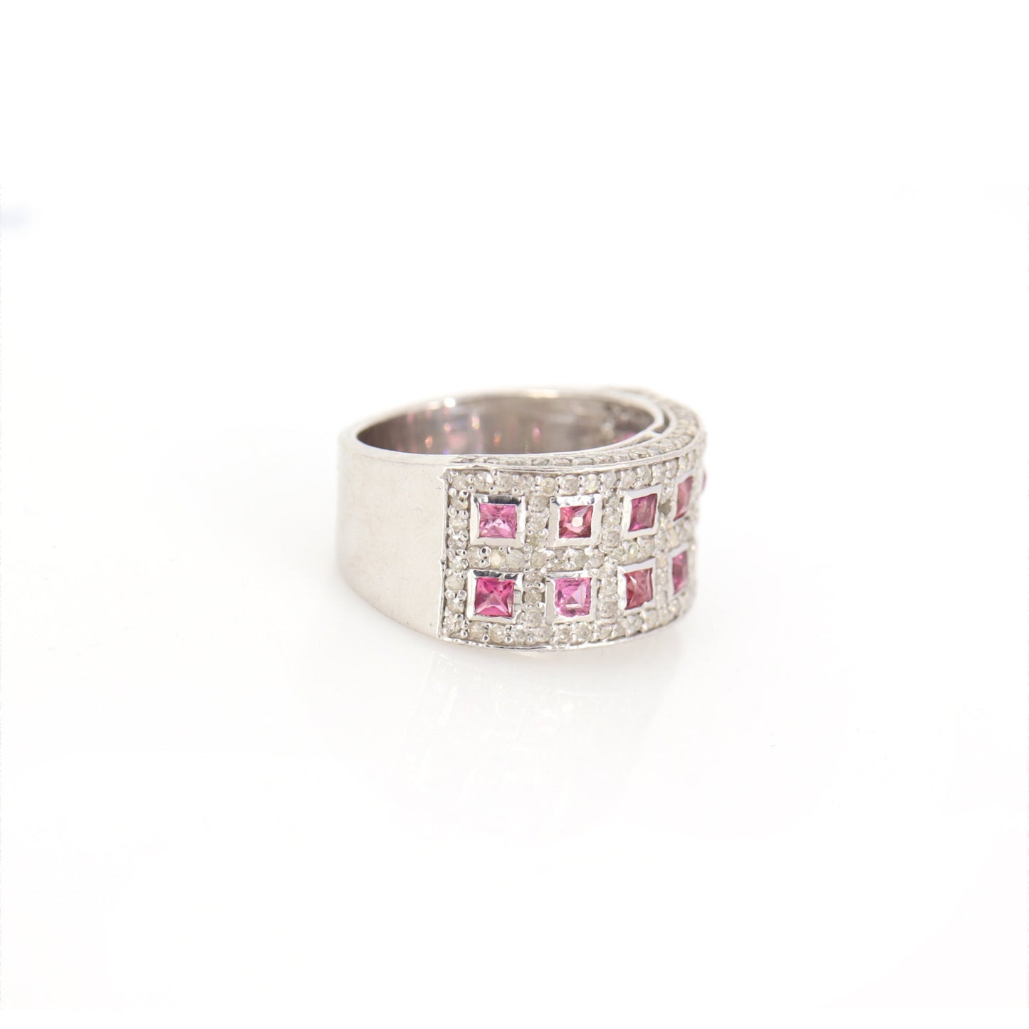 Ruby Ring Silver