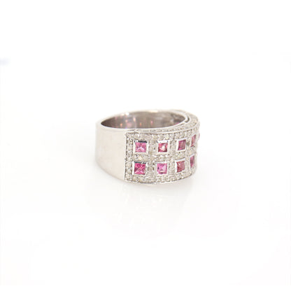 Ruby Ring Silver