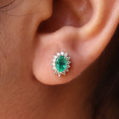 Cluster Earring 18K Gold