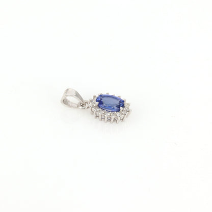 Sapphire Pendant 18K Gold