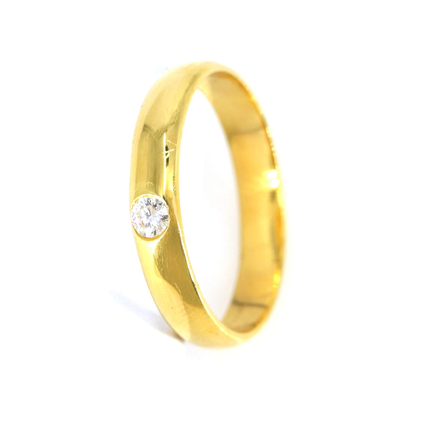 Dainty Yellow Ring 18K Gold
