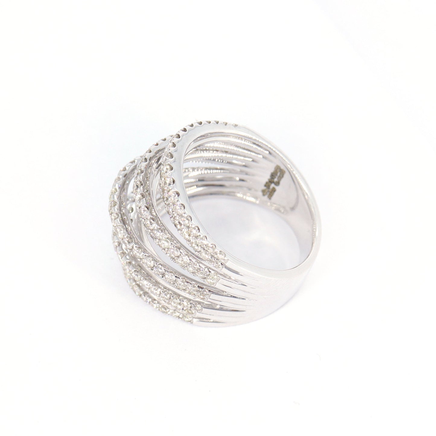 White Ring 18K Gold