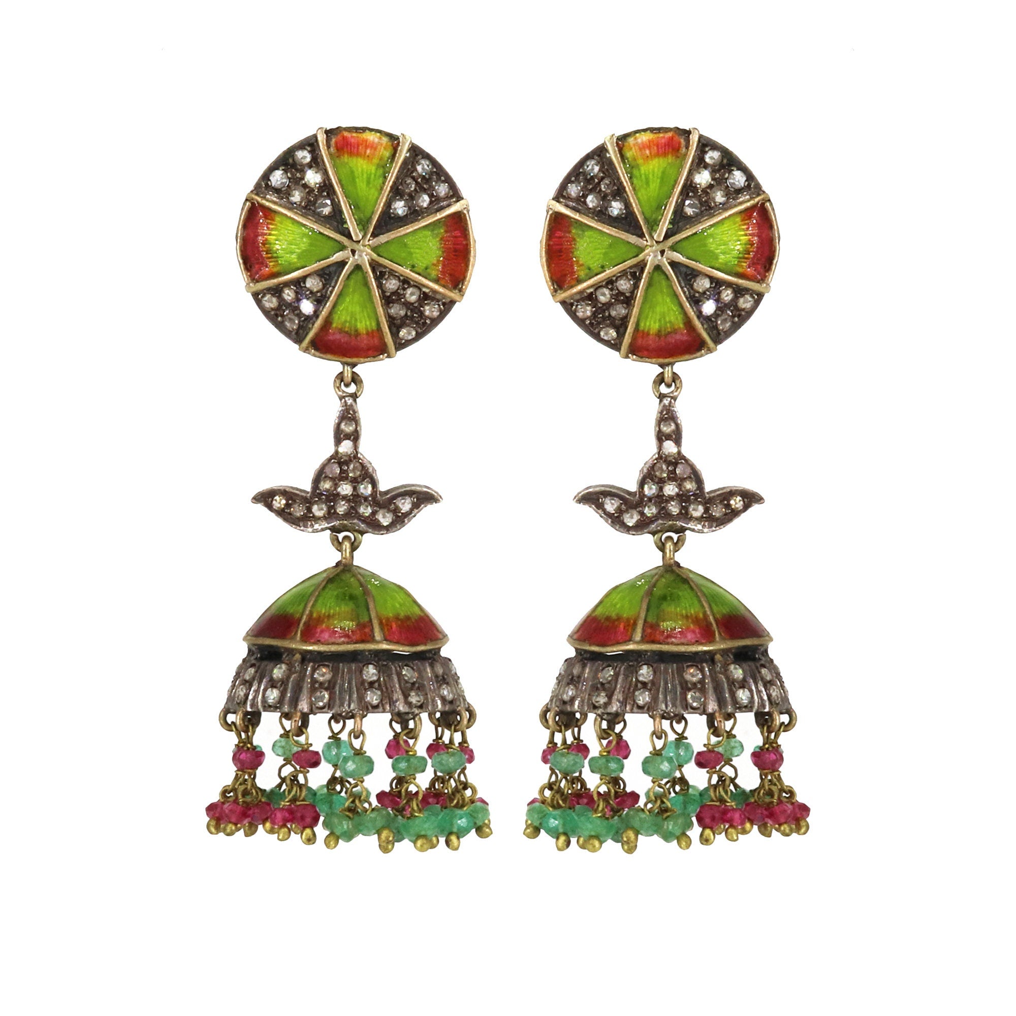 Enamel Earring