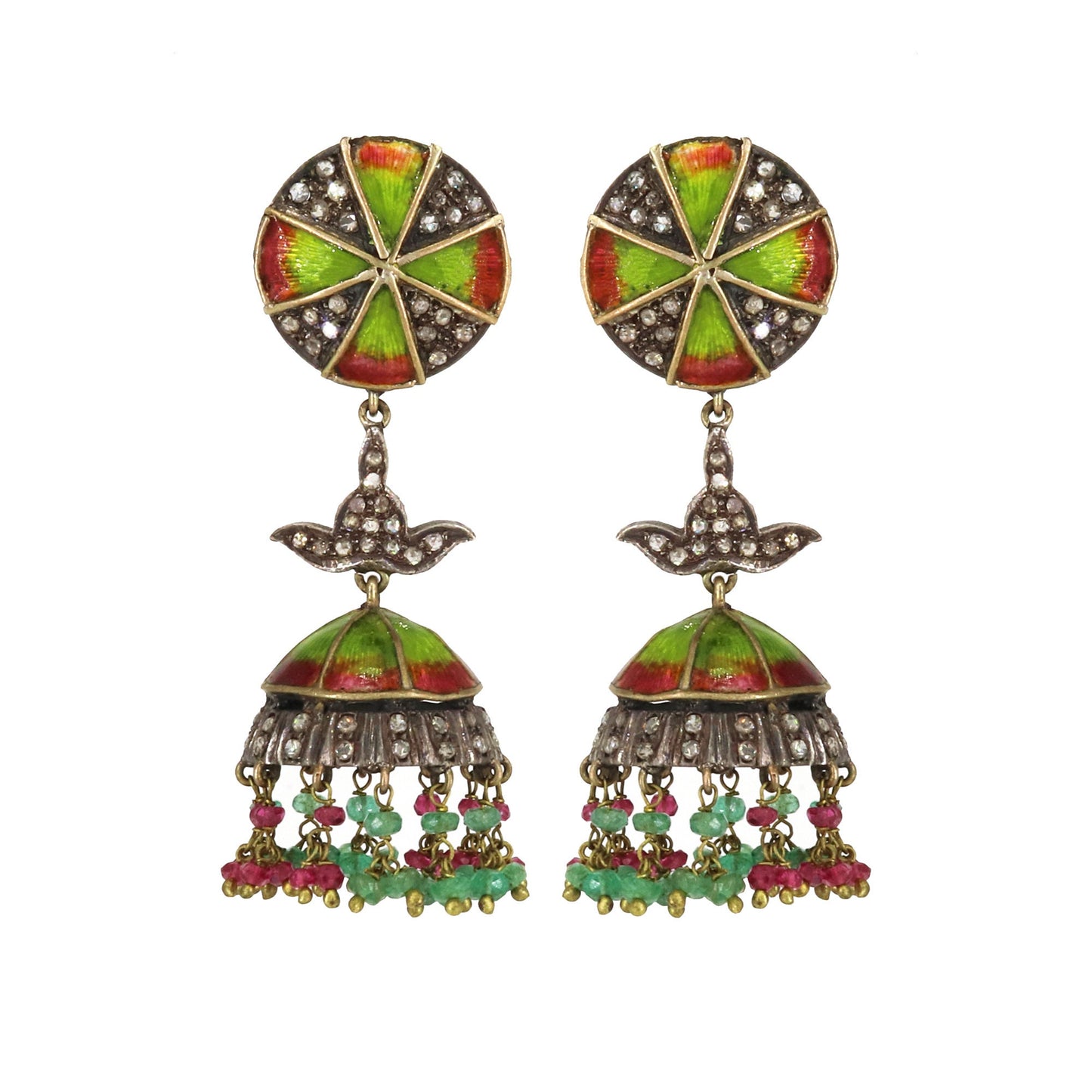 Enamel Earring
