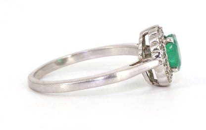 925 Sterling White Rhodium Beautiful Ring Gold