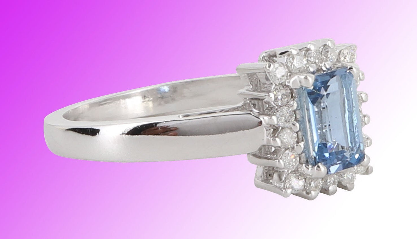 White Ring 14K Gold
