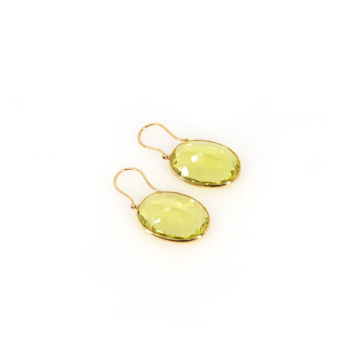 Lemon Topaz Earring 18K Gold