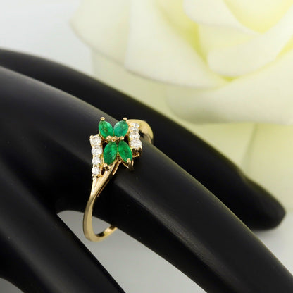 Emerald Ring 18K Gold