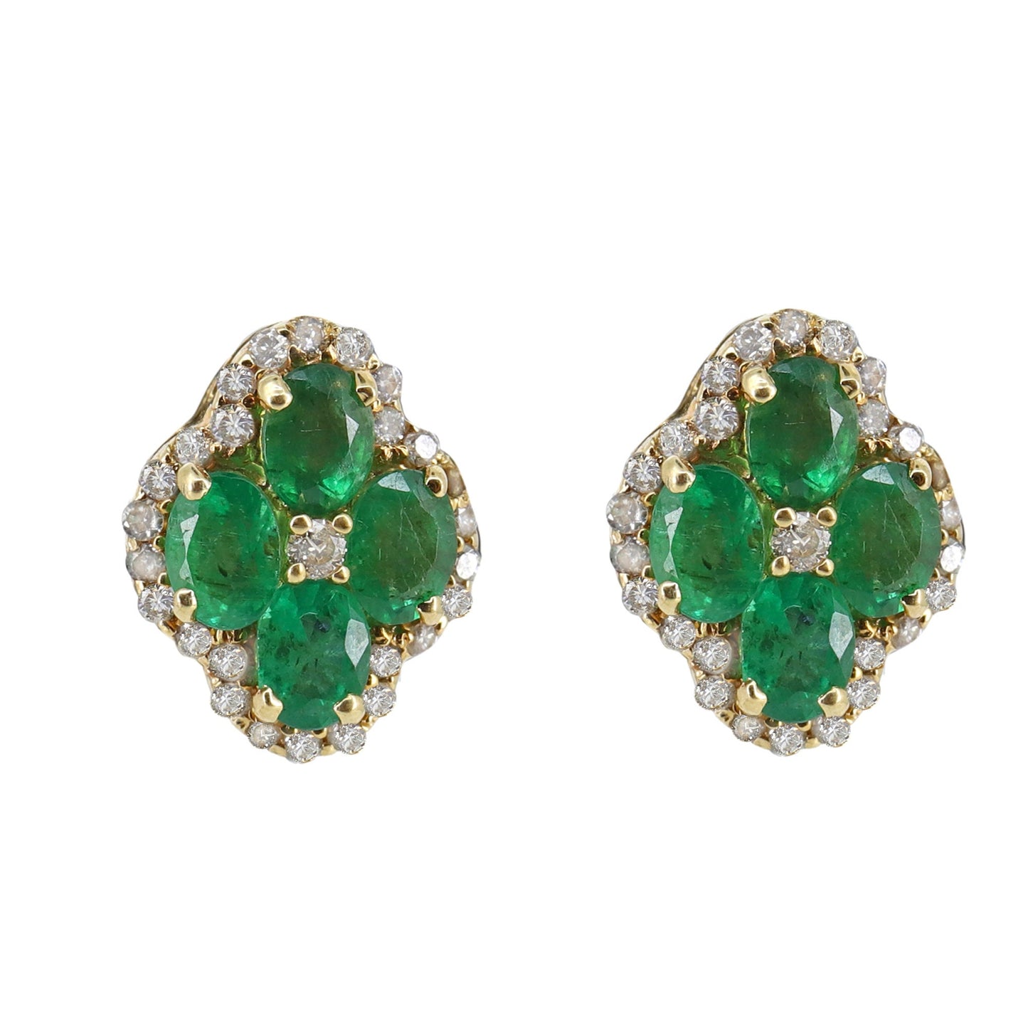 Emerald Earring 14K Gold