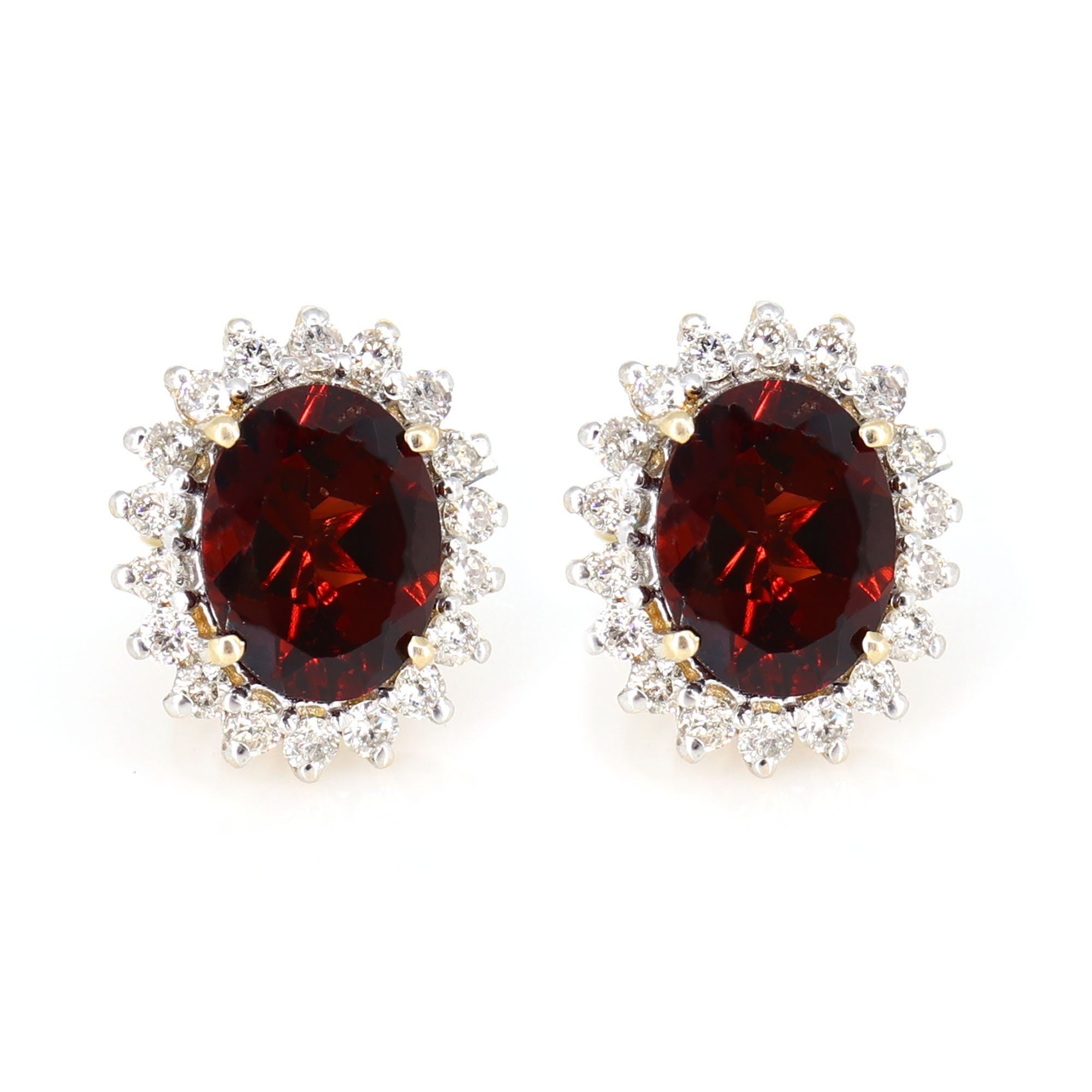 Yellow Garnet Earring 14K Gold