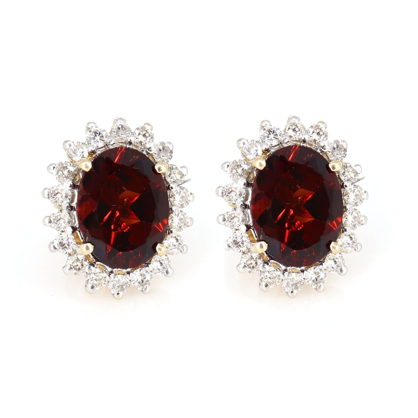 Yellow Garnet Earring 14K Gold