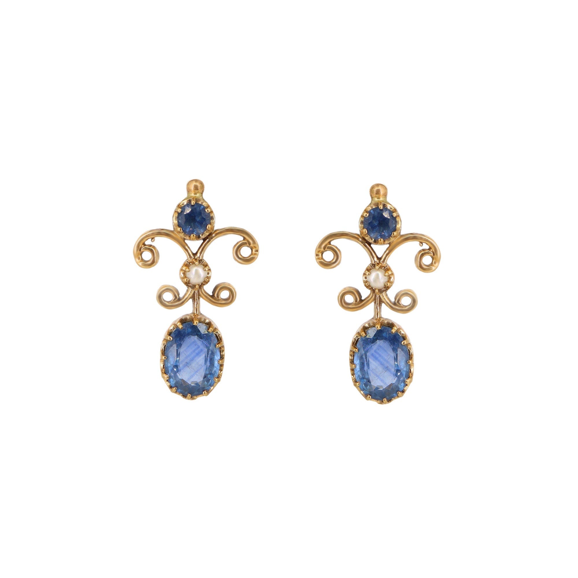 9K Yellow Earring Gold