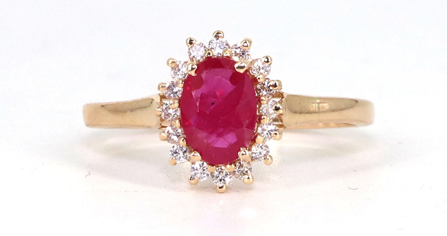 Ruby Ring 14K Gold