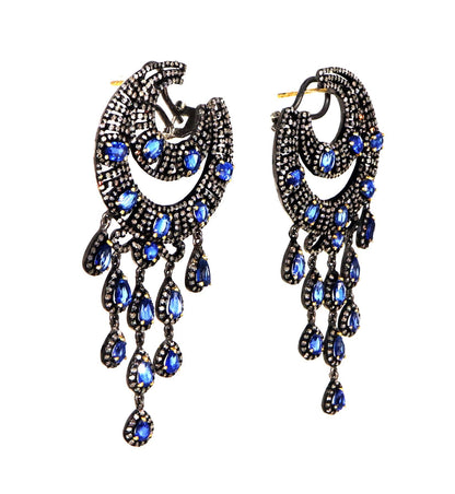 Exclusively Designed Vintage Replica Victorian Earring Gold