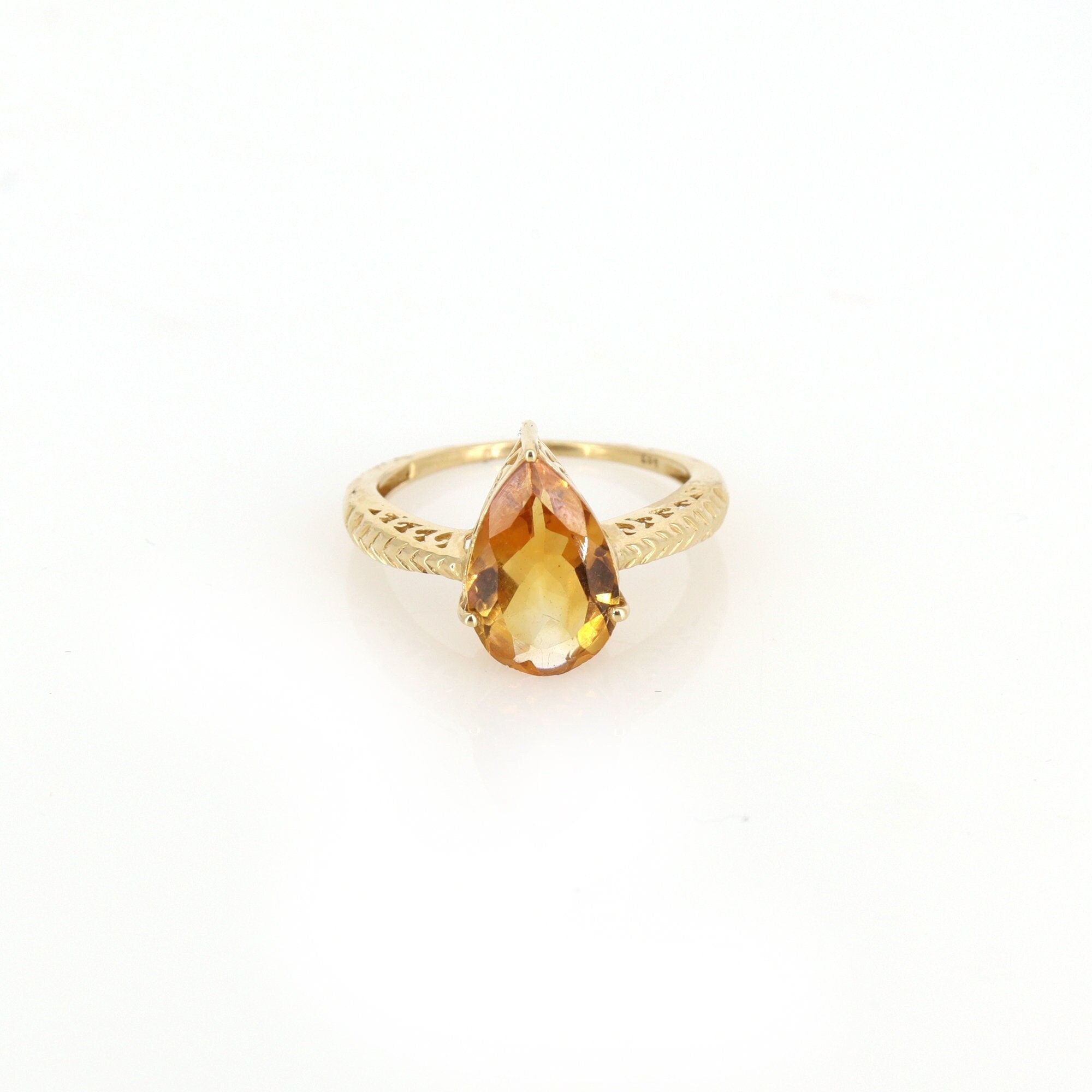 Citrine Ring 14K Gold