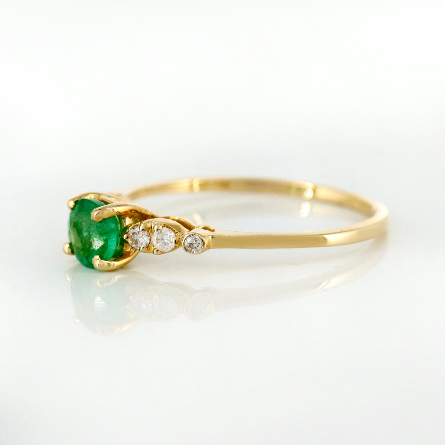 Emerald Ring 14K Gold