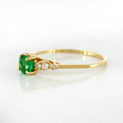 Emerald Ring 14K Gold
