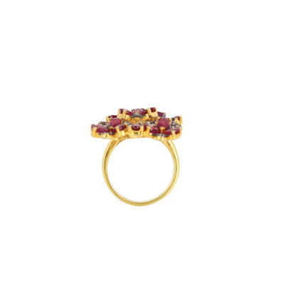 Ruby Ring Silver