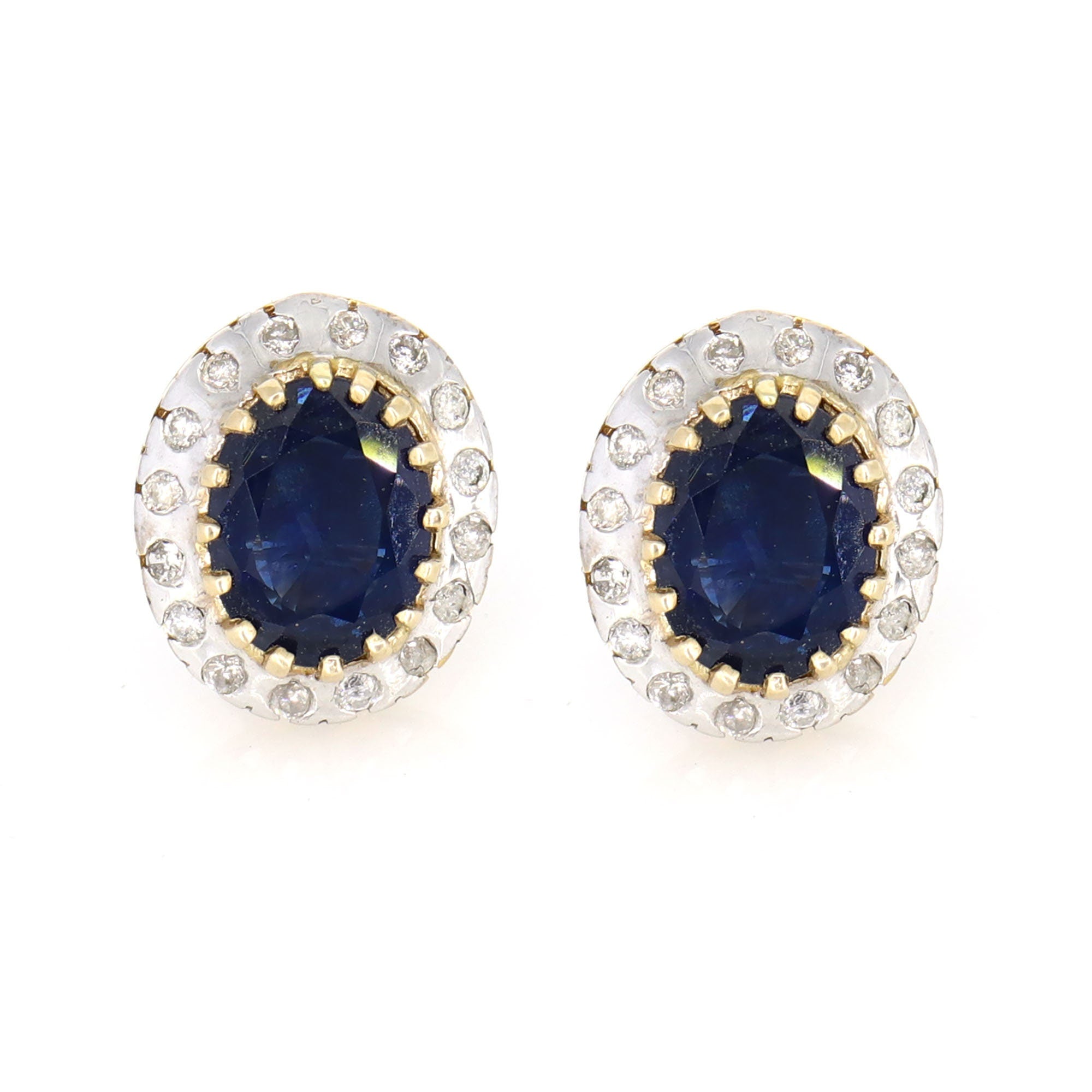 Blue Sapphire Earring Gold