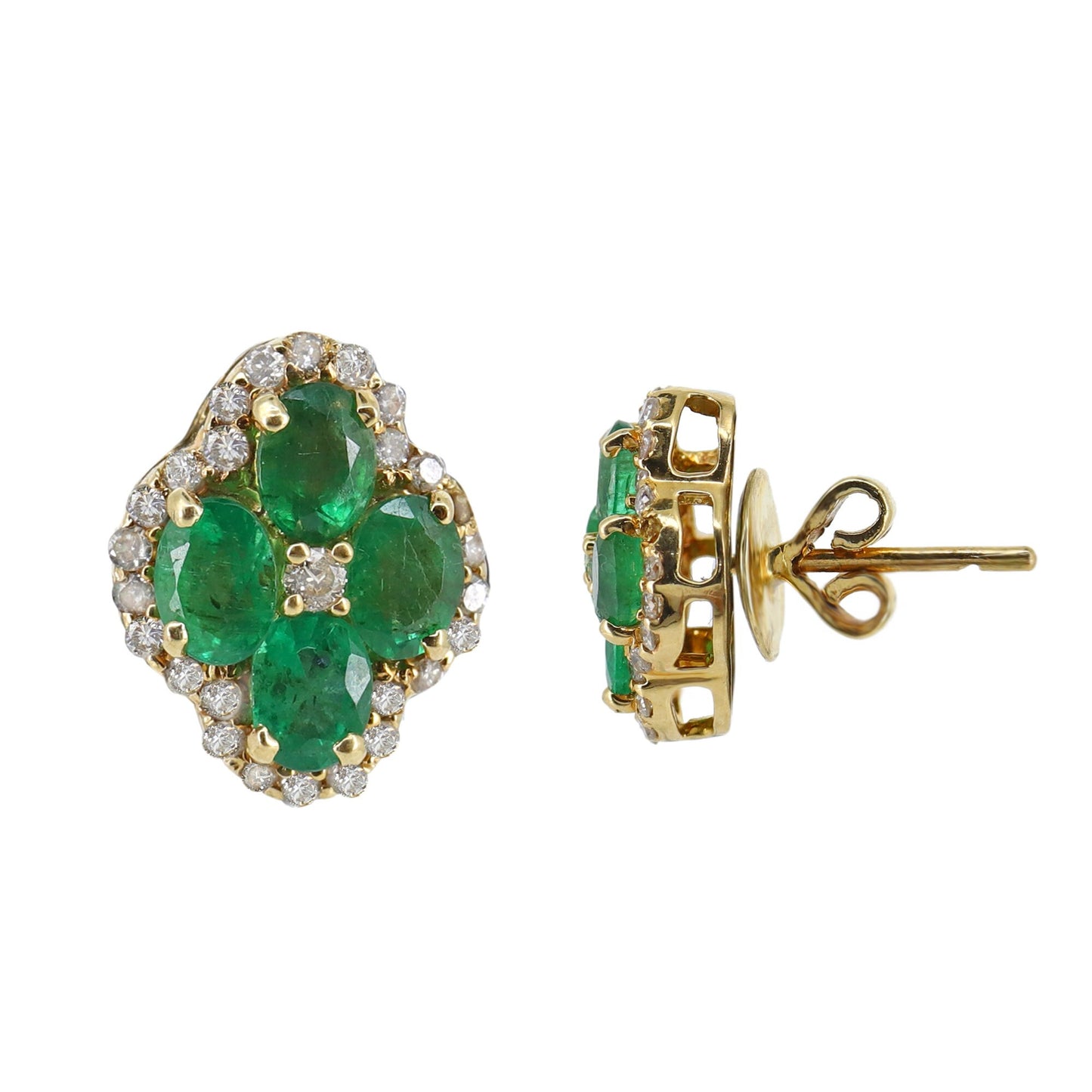 Emerald Earring 14K Gold