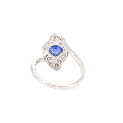 Pear Shape Sapphire & Ring 18K Gold