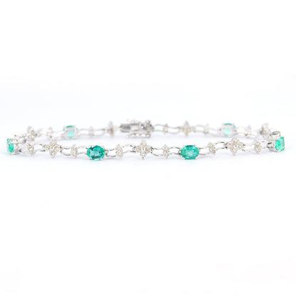White Bracelet 18K Gold