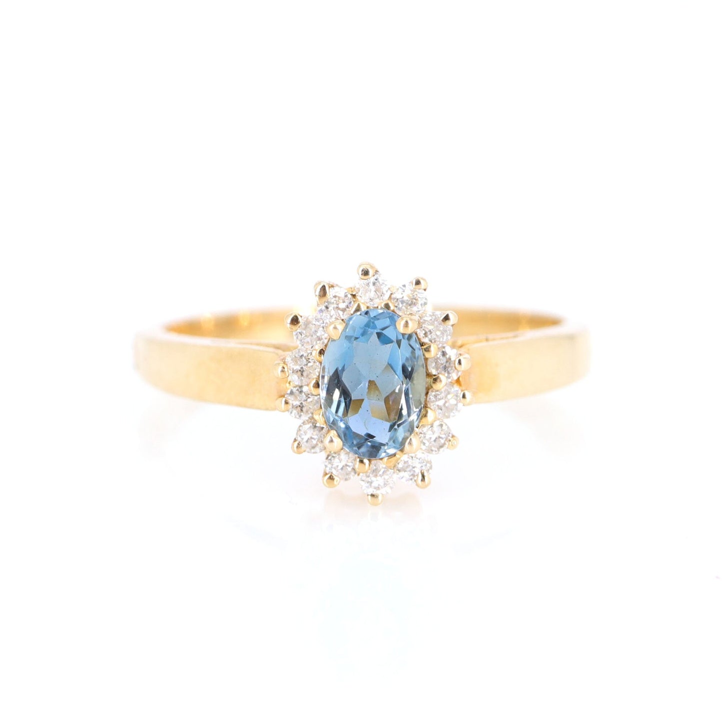 Aquamarine Jewelry / Aquamarine Ring 14K Gold
