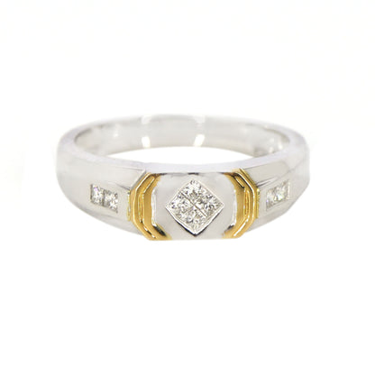 White Ring 18K Gold