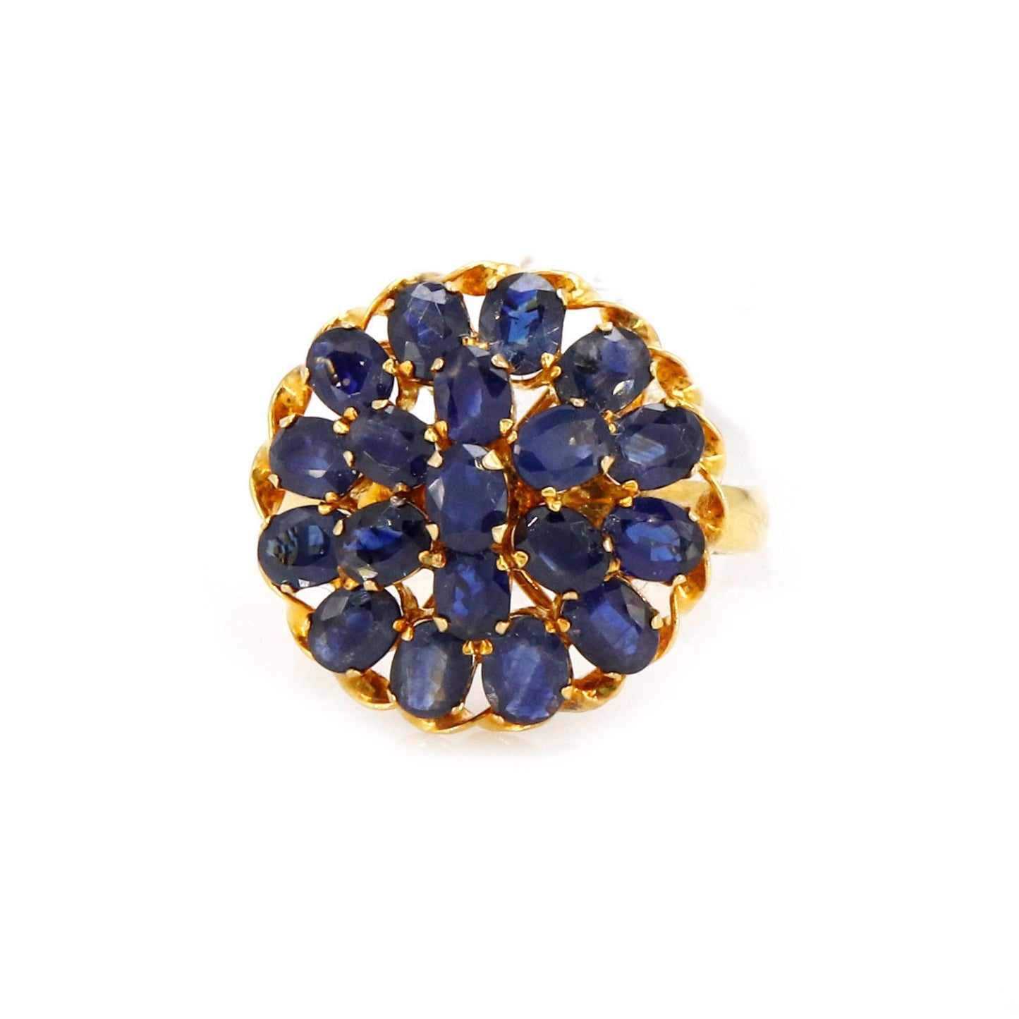 Yellow Flower Ring 14K Gold