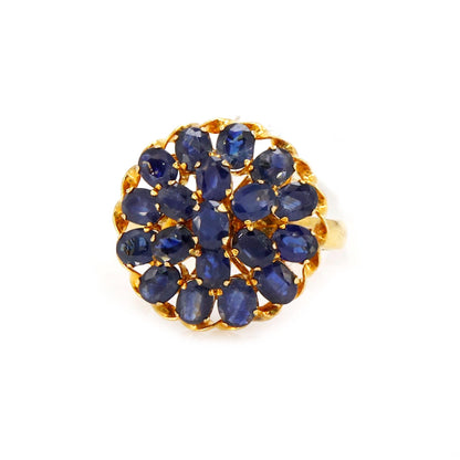 Yellow Flower Ring 14K Gold