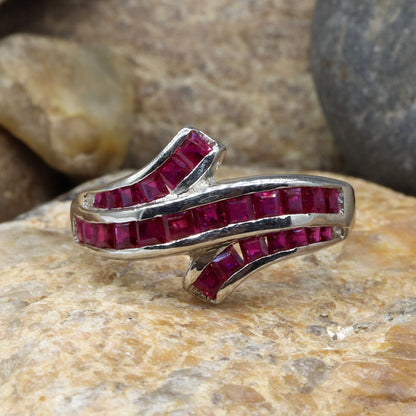 Ruby Ring Silver