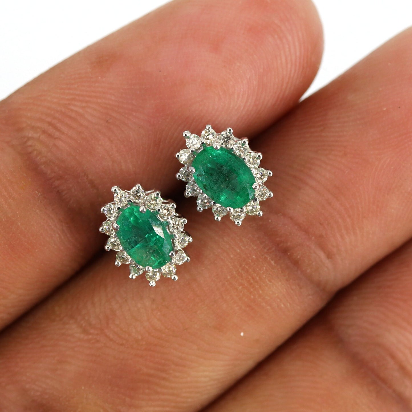 Cluster Earring 18K Gold