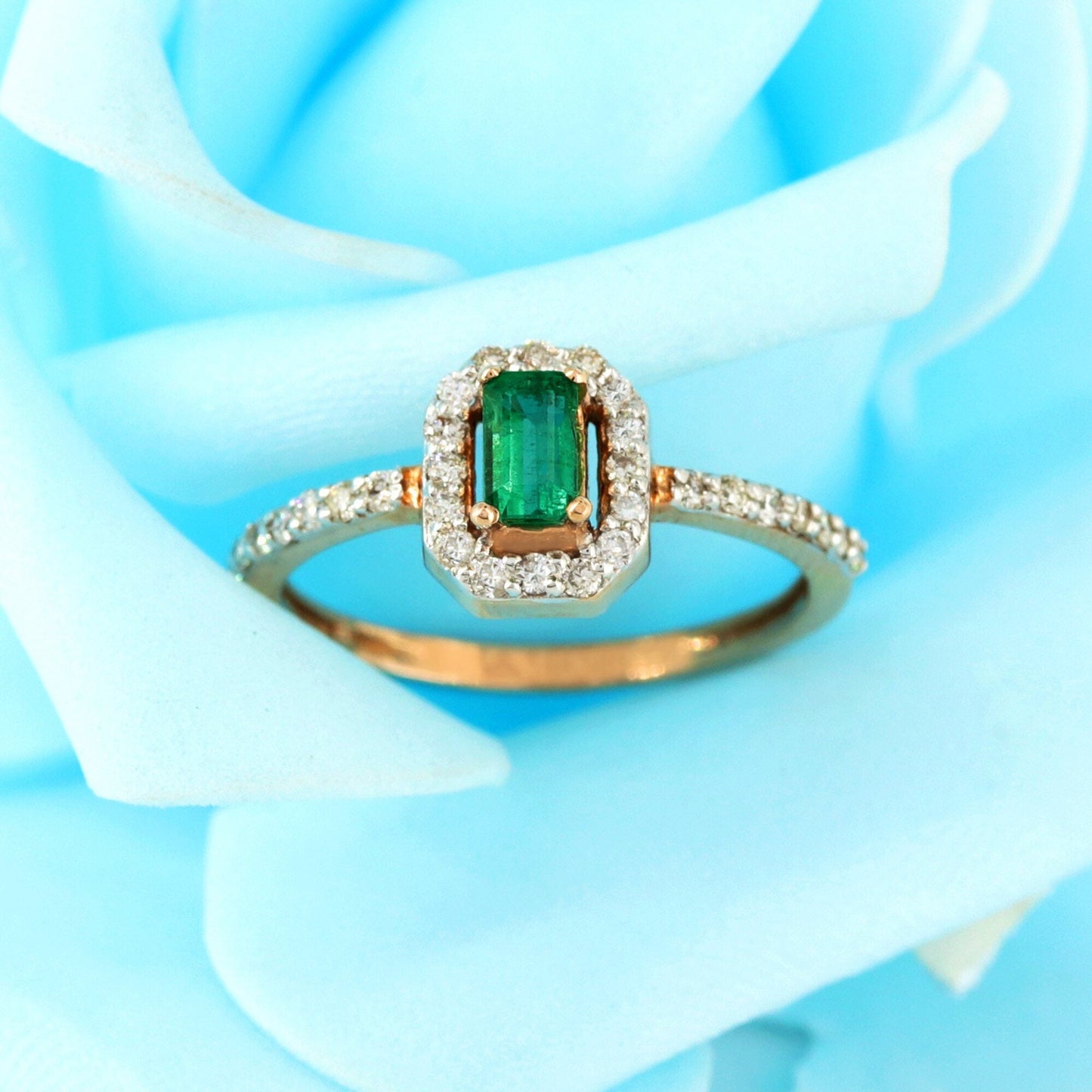 Pink Beautiful Ring 14K Gold