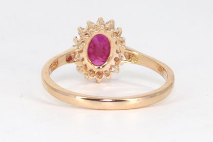 Ruby Ring 14K Gold