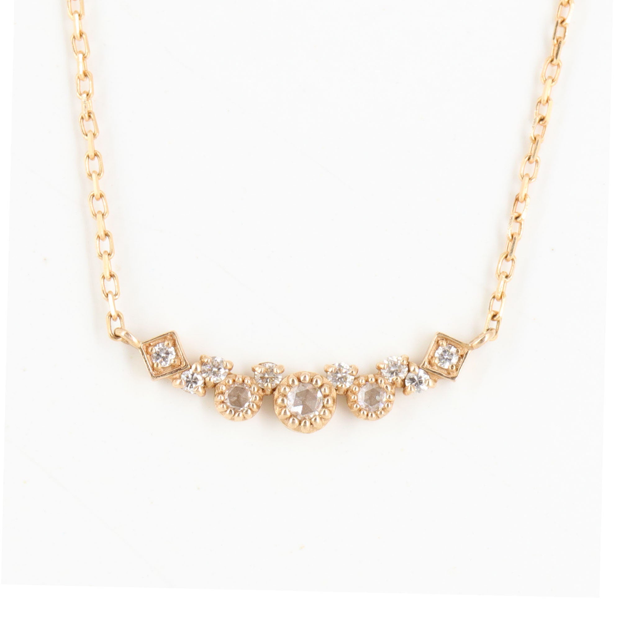 White Necklace 18K Gold