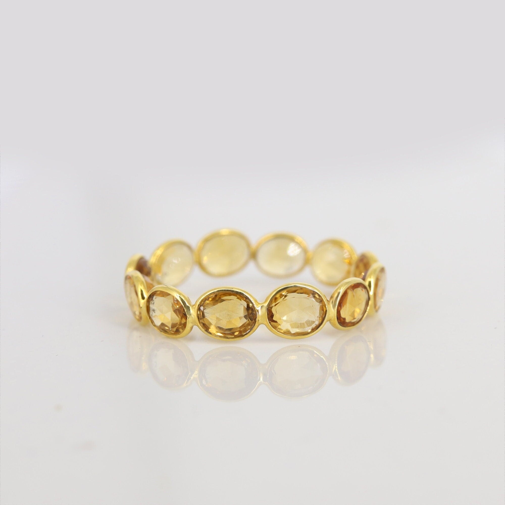 Citrine Ring 18K Gold